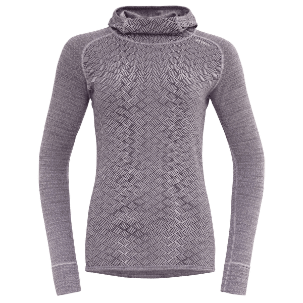 T-shirt a manches longues Devold Kvitegga Merino 230 Hoodie Women 167A ORCHID