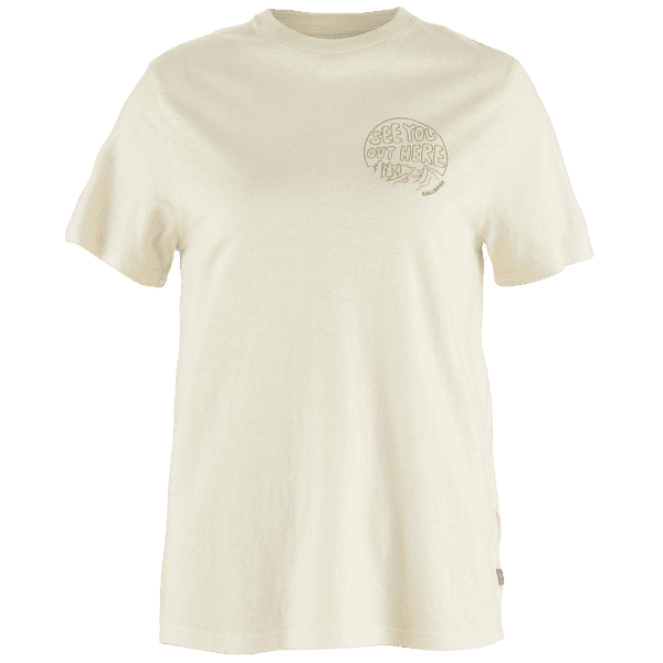 T-shirt a manches courtes Fjällräven Hemp Blend Out Here T-shirt Women Chalk White