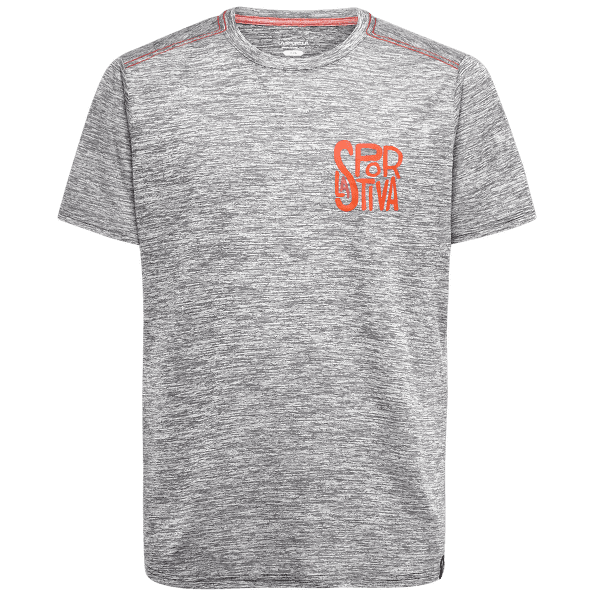 T-shirt a manches courtes La Sportiva Pocket Logo T-Shirt Men Carbon/Cherry Tomato