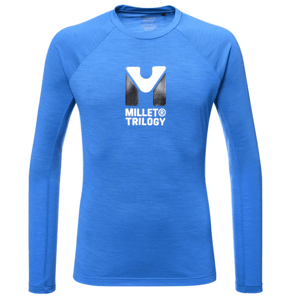 T-shirt a manches longues Millet TRILOGY WOOL TS LS Men ICON BLUE