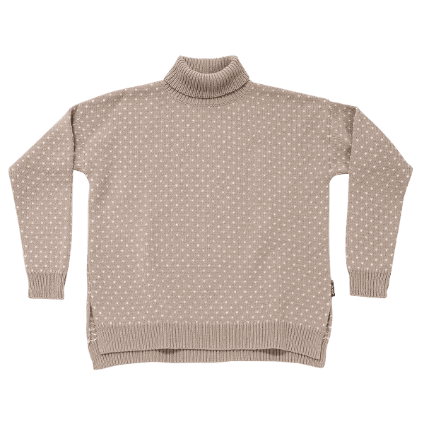Pull Devold Sorisen Wool Sweater Women 684B STONE/OFFWHITE