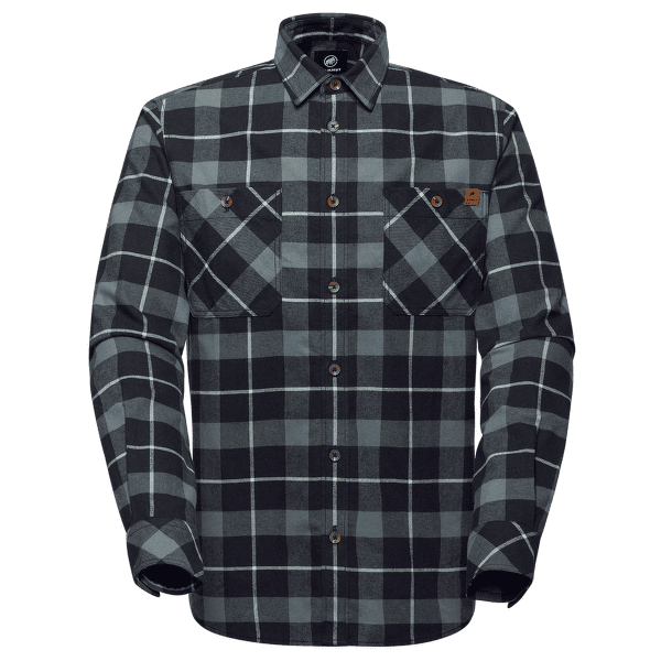 Chemises a manches longues Mammut Alvra Longsleeve Shirt Men 00808 black-strata