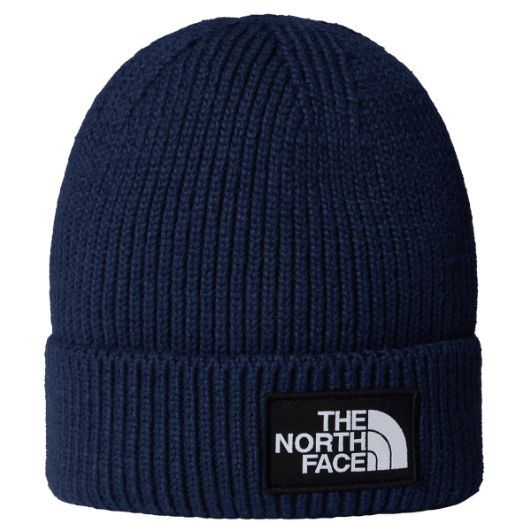 Casquettes The North Face TNF LOGO BOX CUFFED BEANIE SUMMIT NAVY