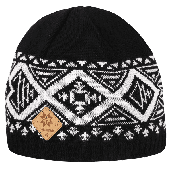 Casquettes Kama KNITTED MERINO BEANIE KAMA A176 black 110