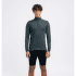 T-shirt a manches longues Aclima WarmWool Mock Neck Shirt Men Green Gables