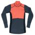 Lauparen Merino 190 Zip Neck Women 121C CORAL/NIGHT/INK
