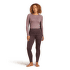 T-shirt a manches longues Icebreaker Merino 260 ZoneKnit™ LS Crewe Women JAVA/SUMMIT/CB
