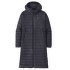 Recycled Down Sweater Parka Women Black