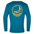 T-shirt a manches longues La Sportiva CLIMBING ON THE MOON Sweatshirt Men Turchese/Giallo