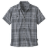 Chemises a manches courtes Patagonia Back Step Shirt Men Shore Plaid: Stone Blue