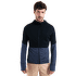 Sweat-shirt Icebreaker Merino 200 Realfleece™ Descender LS  Zip Hoodie Men BLACK/GRAPHITE/CB