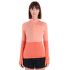Sweat-shirt Icebreaker Merino 200 Realfleece™ Descender LS Half Zip Women GLOW/TANG/CB