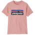 T-shirt a manches courtes Patagonia P-6 Logo T-Shirt Mallow Pink