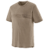 Capilene® Cool Merino Graphic Shirt Men Strata Stripe: Seabird Grey