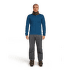 Sweat-shirt Icebreaker Merino 400 RealFleece™ Descender LS Zip Men ATLANTIS
