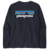 T-shirt a manches longues Patagonia Long-Sleeved P-6 Logo Responsibili-Tee Men New Navy