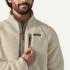 Sweat-shirt Patagonia Retro Pile Jacket Men Pelican w/Smolder Blue