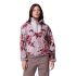 Sweat-shirt Columbia Sequoia Grove Printed Half Zip Women Shale Purple Blossoming 554