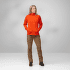 Sweat-shirt Fjällräven Abisko Grid Fleece Hoodie Women Breeze Blue