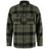 Chemises a manches longues Fjällräven Övik Lite Padded Shirt Men Deep Forest-Black
