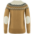 Pull Fjällräven Övik Knit Sweater Women Buckwheat Brown-Chalk White