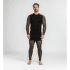 T-shirt a manches longues Aclima WoolNet Hiking Crew Neck shirt Men Jet Black/Tarmac/Gold Flame