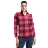 Chemises a manches longues La Sportiva RAMBLER FLANNEL SHIRT WOMEN Redwood/Rosebay