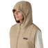 Gilet Patagonia Light Gust Hooded Vest Women Concrete Purple