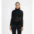 T-shirt a manches longues Aclima WoolNet Polo W/Zip Women Jet Black