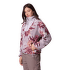 Sweat-shirt Columbia Sequoia Grove Printed Half Zip Women Shale Purple Blossoming 554
