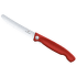 Skládací svačinový nůž Swiss Classic,vlnkované ostří Red
