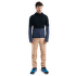 Sweat-shirt Icebreaker Merino 200 Realfleece™ Descender LS  Zip Hoodie Men BLACK/GRAPHITE/CB