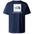 T-shirt a manches courtes The North Face S/S REDBOX TEE Men SUMMIT NAVY/TNF WHITE