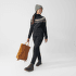 Pull Fjällräven Övik Knit Roller Neck Women Navy-Dark Navy