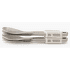 Couverts Sea to Summit Detour Stainless Steel Cutlery Set - [2P] [6 Piece] Stainless Steel Grey