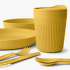 Ensemble Sea to Summit Passage Dinnerware Set - [1P] [7 Piece] Arrowwood Yellow