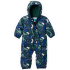 Snuggly Bunny™ II Bunting Collegiate Navy Dinoflauge, Rain Forest 466