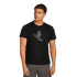 T-shirt a manches courtes Icebreaker Merino 150 Tech Lite SS Tee Skiing Yeti Men BLACK