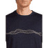 T-shirt a manches courtes Icebreaker Merino 150 Tech Lite SS Tee Mountain Pulse Men Midnight Navy