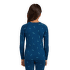 T-shirt a manches longues Icebreaker Merino 200 Oasis LS Crewe Snow Day Kids ATLANTIS/TOPAZ/AOP