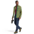 Chemises a manches longues La Sportiva RAMBLER LINED FLANNEL SHIRT MEN Night Sky/Savana