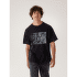 T-shirt a manches courtes Arcteryx Kragg Cotton Lithographica SS Men Black