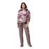 Sweat-shirt Columbia Sequoia Grove Printed Half Zip Women Shale Purple Blossoming 554