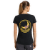 T-shirt a manches courtes La Sportiva CLIMBING ON THE MOON T-Shirt Women Carbon/Giallo