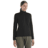 Sweat-shirt Icebreaker Merino 560 Realfleece™ Elemental LS Zip Women Black