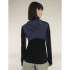Sweat-shirt Icebreaker Merino Blend 200 RealFleece™ Descender LS Zip Hoodie Women GRAPHITE/BLACK/CB
