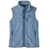 Retro Pile Vest Women Barnacle Blue