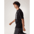 T-shirt a manches courtes Arcteryx Kragg Cotton Lithographica SS Men Black