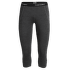 Leggings 3/4 Icebreaker Zone Legless Women (104889) Jet HTHR/Black