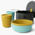 Ustensiles Sea to Summit Frontier UL One Pot Cook Set - 2.2l pot/2 m bowls/ cups